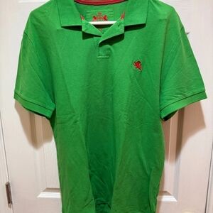 Express Green Polo Shirt with Logo